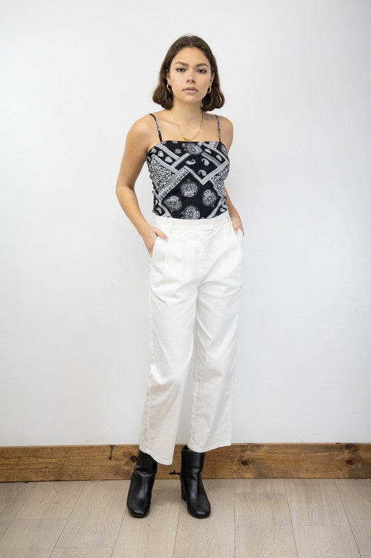 PAISLEY BANDANA TOP